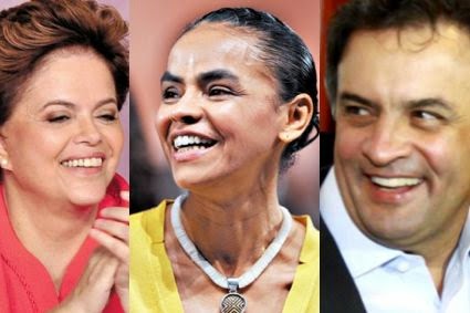 Dilma e Marina sobem e lideram pesquisa CNT/MDA; Aécio cai