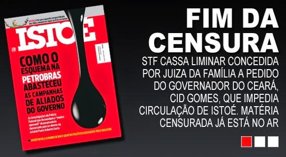 Fim da Censura, Supremo Tribunal Federal derruba Liminar da IstoÉ