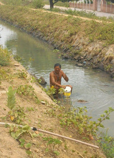 Escola é abastecida com água de canal poluído em Sobral