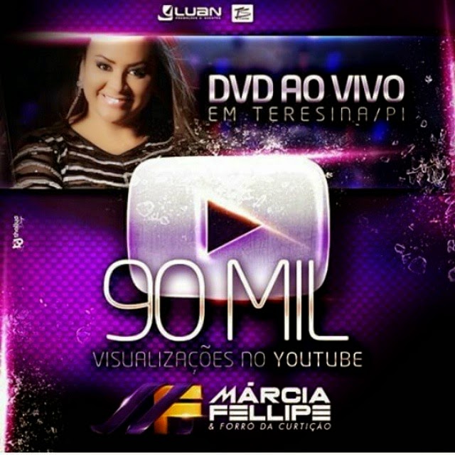 DVD de Márcia Fellipe antige mais de 90 mil visualizações