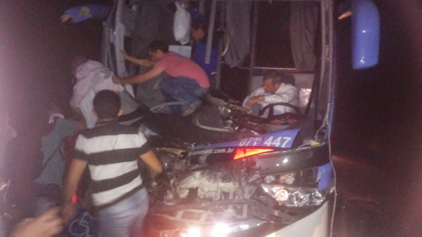 Mais um acidente é registrado envolvendo ônibus da Guanabara