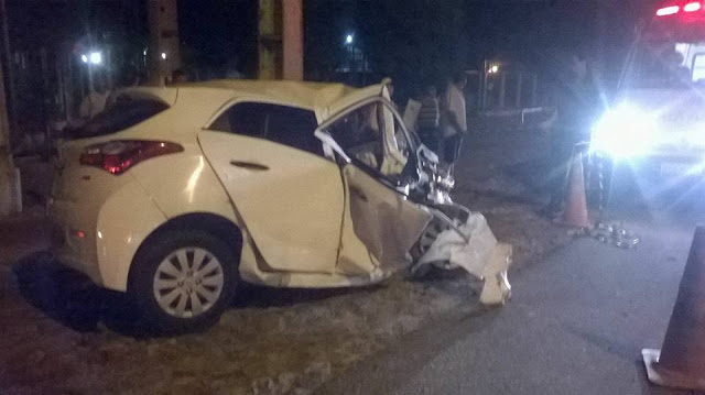 Acidente ou Suicídio – Baterista do Forró Cavalo de Pau morre após seu carro colidir contra um poste