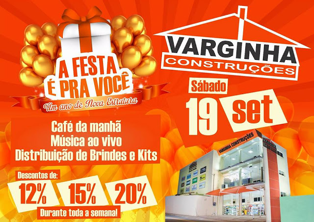 Pedra Branca – Vem ai o aniversário da Varginha Construções