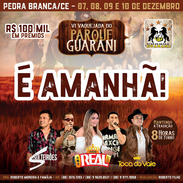 Ao vivo 2ª Noite da VI Vaqueja do Parque Guarani