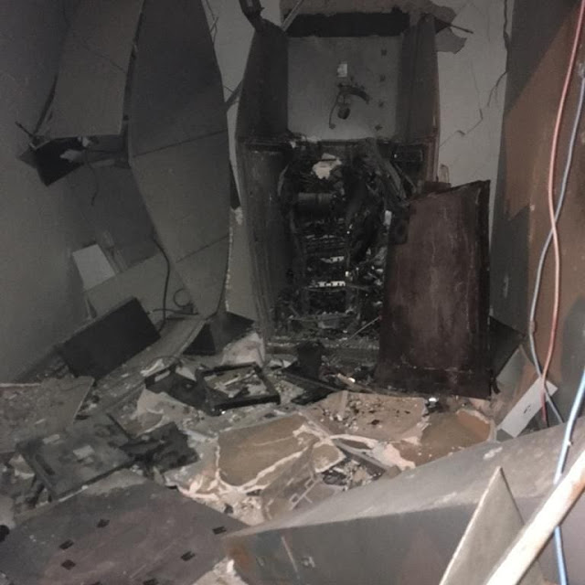 Quadrilha explode agência do Banco do Brasil da cidade de Groaíras durante a madrugada