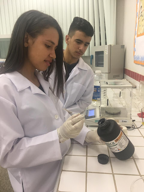 Alunos da EEEP de  Pedra Branca  desenvolvem projeto para transformar sebo bovino em biodiesel