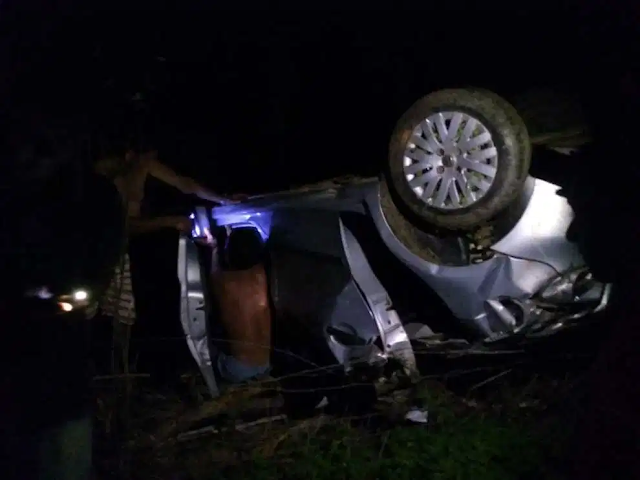 Grave acidente na CE- 187 deixa três pessoas em estado grave