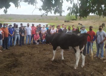Produtores de Pedra Branca  visitam bacia leiteira de Milhã