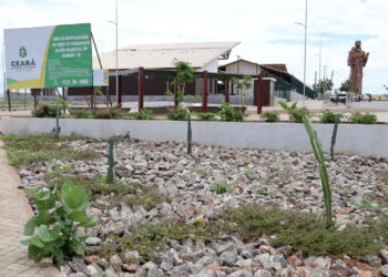 Em Canindé, revitalização do entorno do monumento de São Francisco entra em fase de conclusão