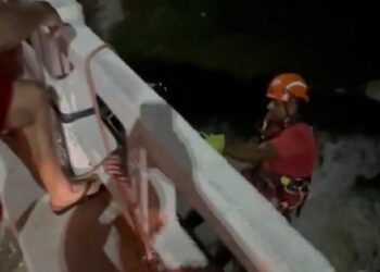 Corpo de Bombeiros resgata pescador em barragem de Quixeramobim