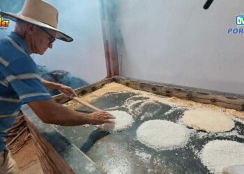 Casa de Farinha no Festberro 2024 encanta visitantes com derivados de mandioca