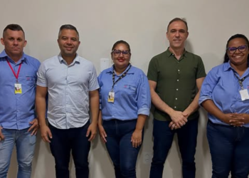 Prefeito Orlando Filho recebe equipe do programa Malha D’água para mapeamento hídrico em Mombaça