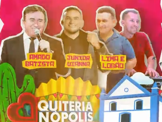 Quiterianópolis encerra festa de 38 anos com shows de Amado Batista e Junior Vianna
