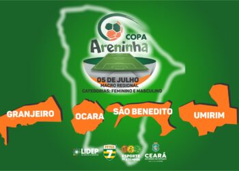 Copa Areninha do Ceará movimenta quatro cidades neste sábado com etapa Macrorregional