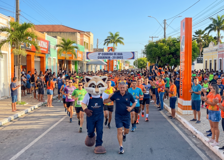 Mombaça se prepara para a 8ª Corrida de Rua Guaxinim: Esporte e Solidariedade no Dia do Trabalhador