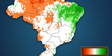 Chuvas Acima da Média Prometem  Banhar Parte do Nordeste e do Ceará em Abril