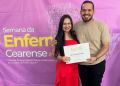 Enfermeira Dra. Vanderlucia Felipe é homenageada com a Comenda Gente que Ama Enfermagem pelo COREN-CE