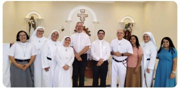 Dom Aurélio Pinto realiza visita pastoral à Comunidade Mariana Boa Semente em Pedra Branca