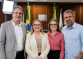 Ivoneth Braga inaugura nova creche em Pedra Branca ao lado do governador Elmano, senador Camilo Santana e presidente do FNDE