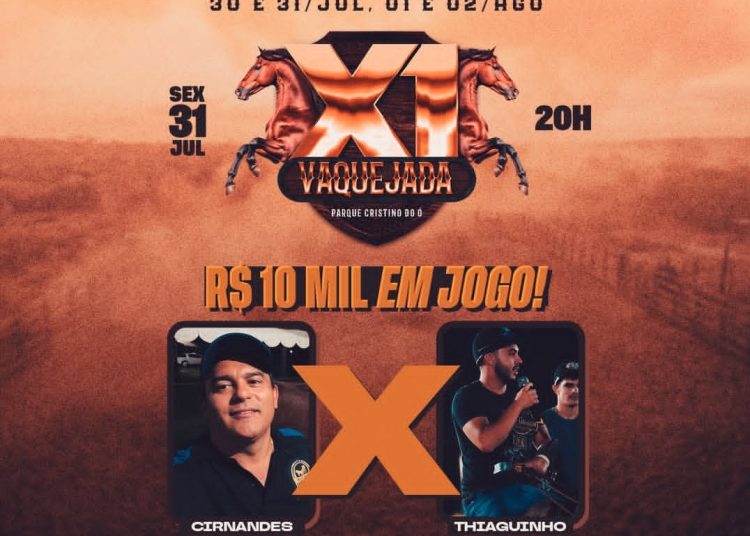 X1 de Vaquejada com R$ 10 mil em jogo movimenta a 48ª edição em Mineirolândia