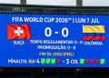 Suíça bate Colômbia nos pênaltis e carimba vaga nas quartas da Copa do Mundo