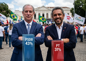 Pesquisa IPSOS/IPEC: Ciro Gomes lidera no 1º turno com 43% e também vence simulação de 2º turno no Ceará