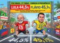Pesquisa Vox Brasil traz Lula e Flávio Bolsonaro empatados no 1º turno e acirramento total na simulação de 2º turno