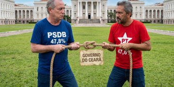 Levantamento Veritá desta quinta-feira (10) traz cenário de equilíbrio no primeiro turno, com diferença de apenas 0,2 ponto percentual entre entre Ciro e Elmano