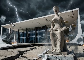 TERREMOTOS POLÍTICO-JUDICIAIS ABALAM O BRASIL: O CHÃO TREME SOB O STF E O PAÍS AFUNDA EM DESCRÉDITO