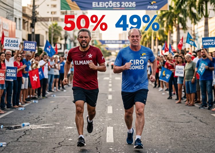 QUAEST CEARÁ: Elmano e Ciro empatam tecnicamente na véspera do 1º turno com 50% e 49% dos votos válidos