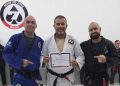 Professor Anderson Teixeira recebe 1º grau da faixa-preta em Osasco e reforça trajetória no jiu-jítsu em Pedra Branca