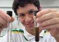 Estudante da escola profissional de Pedra Branca desenvolve nanotecnologia para combater a contaminação da água e apresenta pesquisa em feira internacional no Rio Grande do Sul
